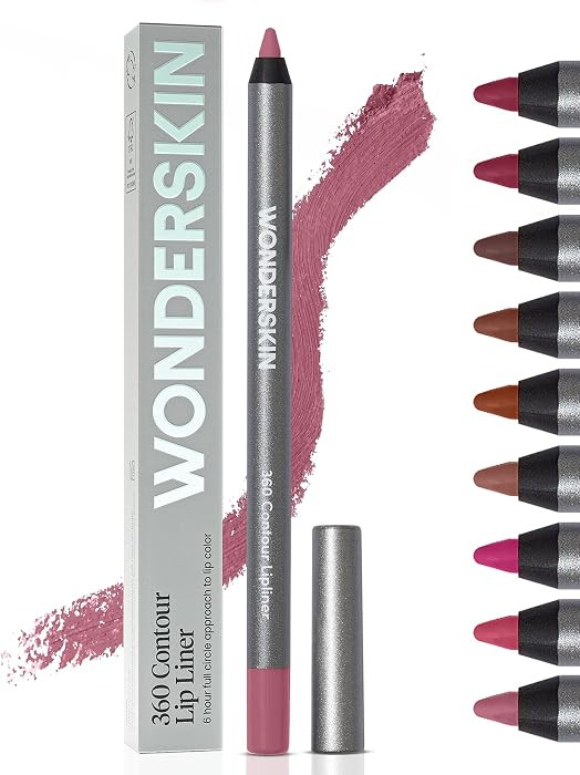 Wonderskin Lipliner Pencil - 360 Contour Lipliner, Long Lasting, Sharpenable, Waterproof and Tran... | Amazon (US)