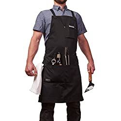 Hudson Durable Goods - Professional Grade Chef Apron for Kitchen, BBQ & Grill | Amazon (US)