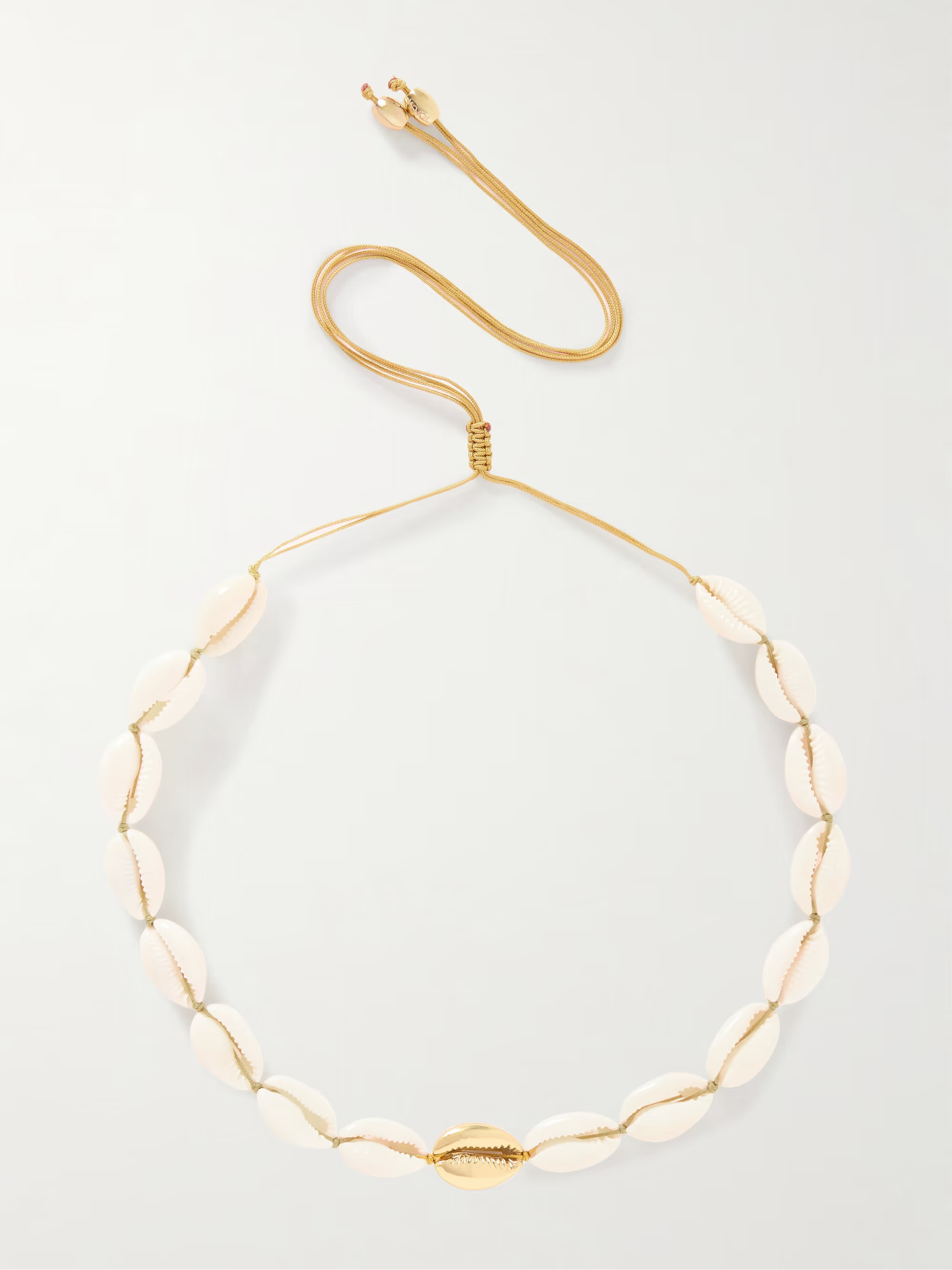 Concha Puka gold-plated shell necklace | NET-A-PORTER (UK & EU)