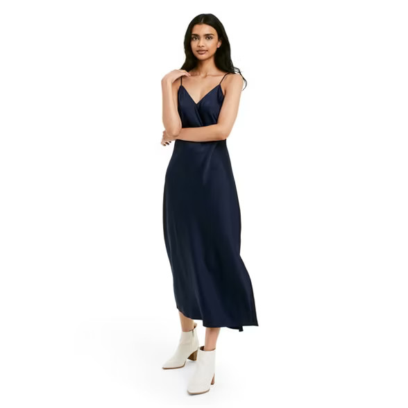 Women's Slip Dress - Nili Lotan x Target Navy Blue | Target
