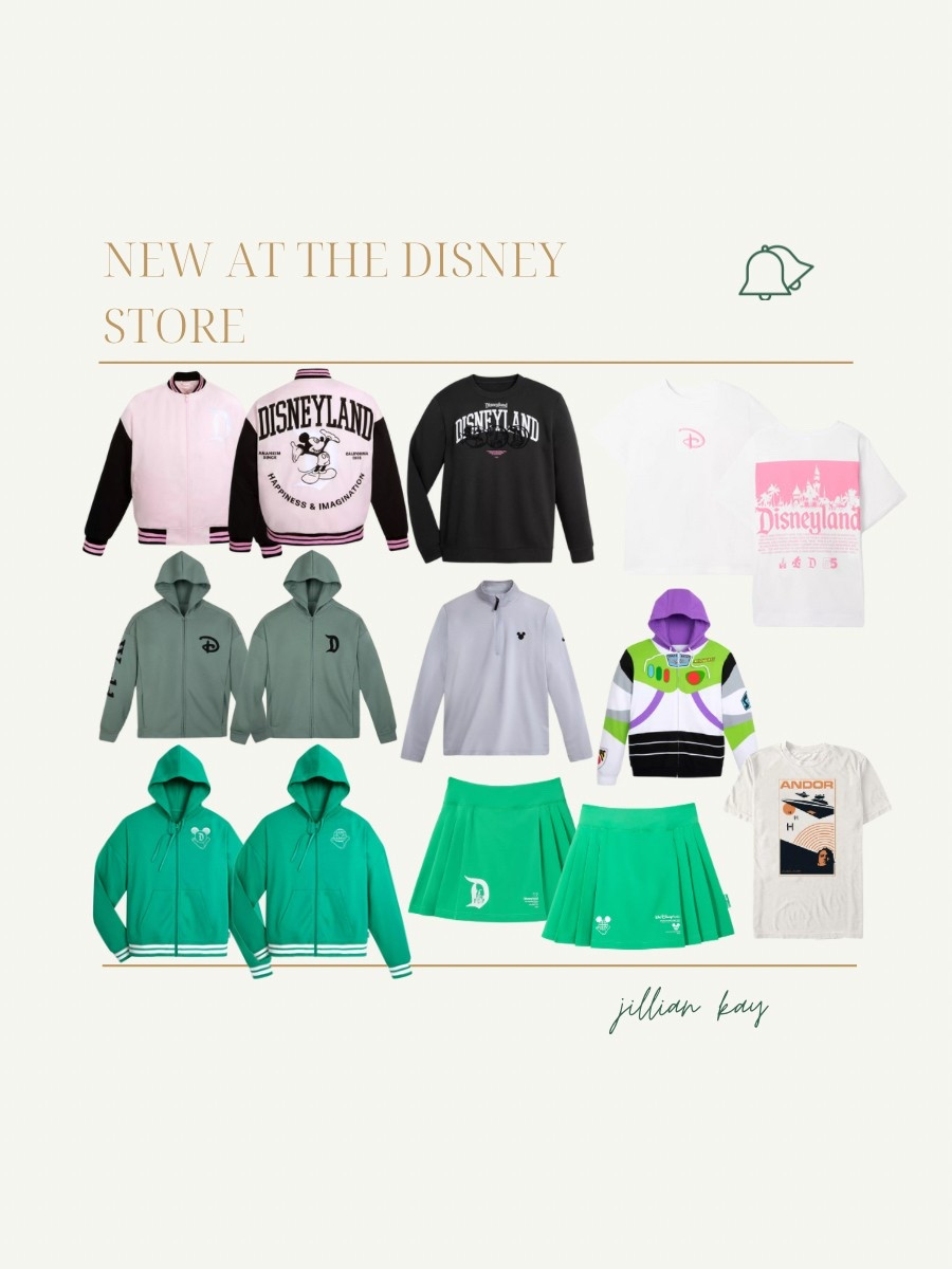 New at the Disney Store ✨

Disneyland and Disney World specific clothing! Love the varsity jacket and graphic tee! 

Ig: @jkyinthesky 

#disney #disneystyle #disneystore #disneymerch #disneymerchandise #disneyshopping #disneyaesthetic #disneyaccessories #disneyland #disneyworld 

#LTKStyleTip #LTKFindsUnder100 #LTKFamily