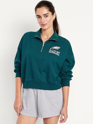 NFL™ Philadelphia Eagles Half-Zip Sweatshirt | Old Navy (US)