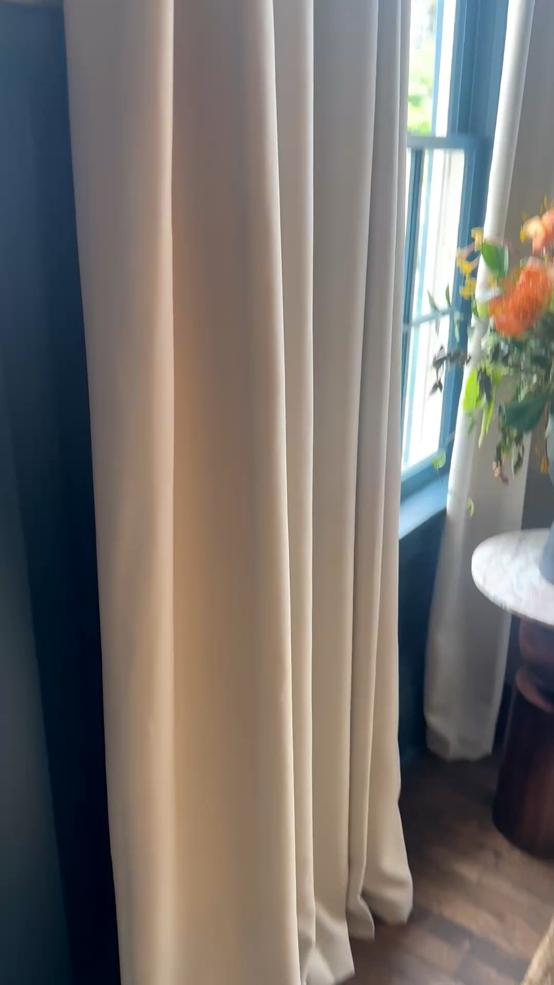 Florals and drapes can create such a happy mood. There’s something about fresh blooms paired with soft, flowing drapery that instantly lifts a space, adds warmth, and makes everyday moments feel more serene and inviting. Beautiful details that bring charm, softness, and a relaxed elegance to the room.

#Drapes #LinenDrapes #WindowTreatment #FloralArrangement #FreshFlowers #HappyMood #InteriorStyling #SoftFurnishings #DesignerDetails #HomeDecor #InteriorInspiration

#LTKFestival #LTKHome