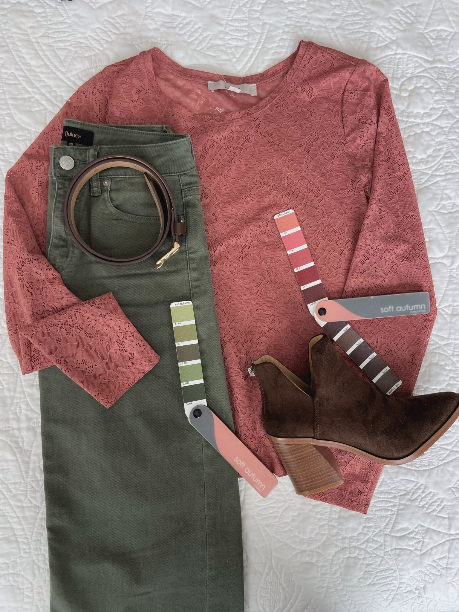 Soft Autumn outfit inspo
Soft Autumn color combo 
#softautumn


#LTKootd #LTKOver40 #LTKPetite