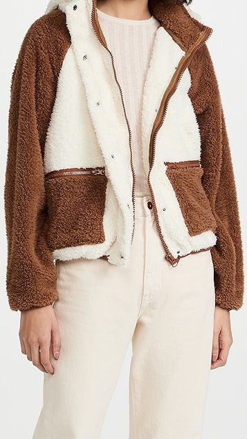 Sherpa Jacket with Removable Hood | Shopbop
