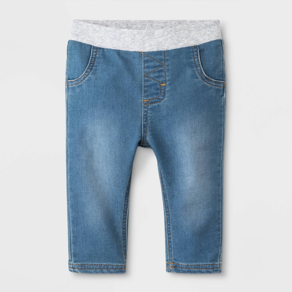 Baby Boys' Light Wash Denim Jeans - Cat & Jack™ | Target