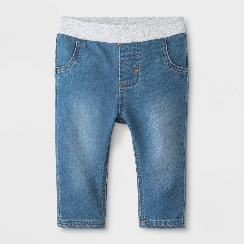 Baby Boys' Light Wash Denim Jeans - Cat & Jack™ | Target