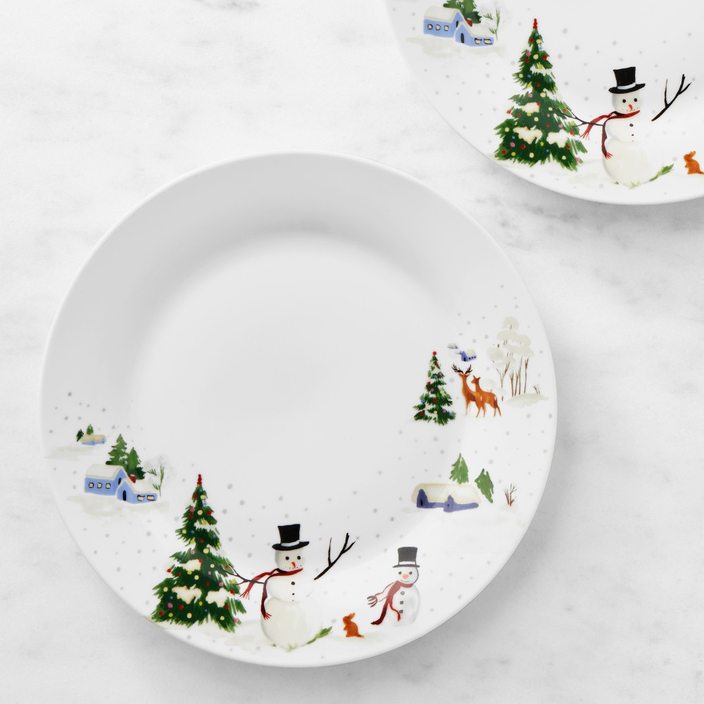 Open Kitchen by Williams Sonoma Snowy Day Salad Plates | Williams-Sonoma