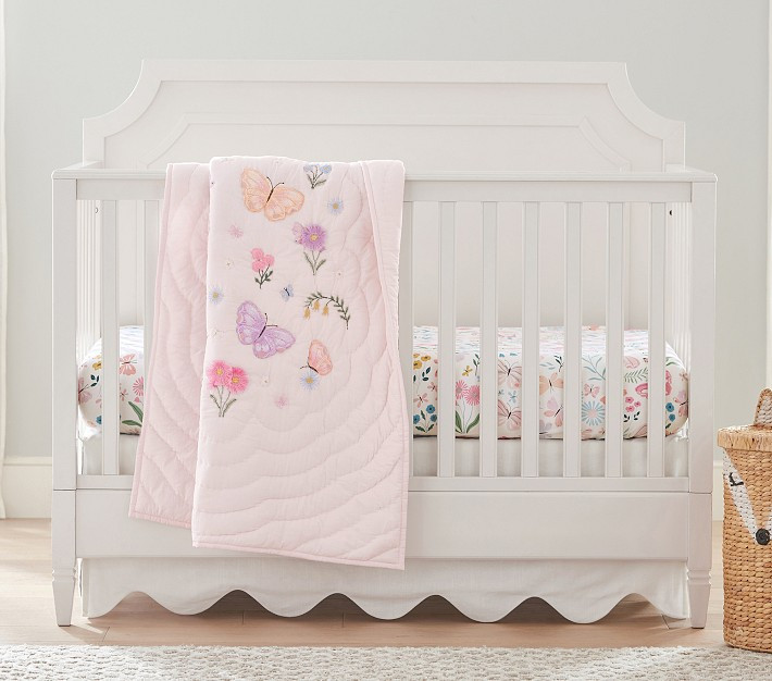 Wildflower Butterfly Baby Bedding | Pottery Barn Kids