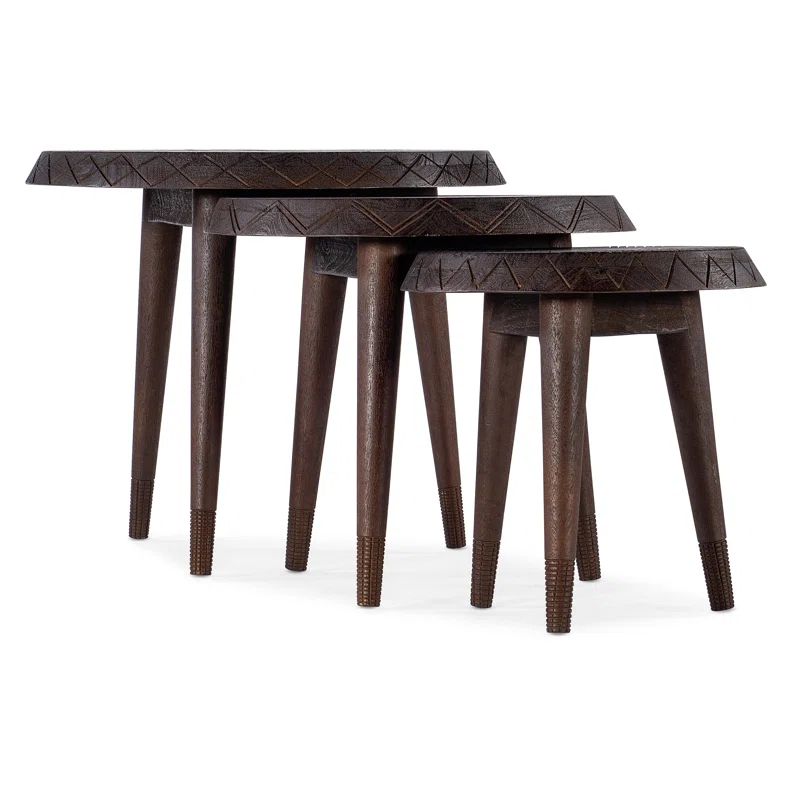Solid Wood 3 Legs Nesting Tables Set | Wayfair Professional