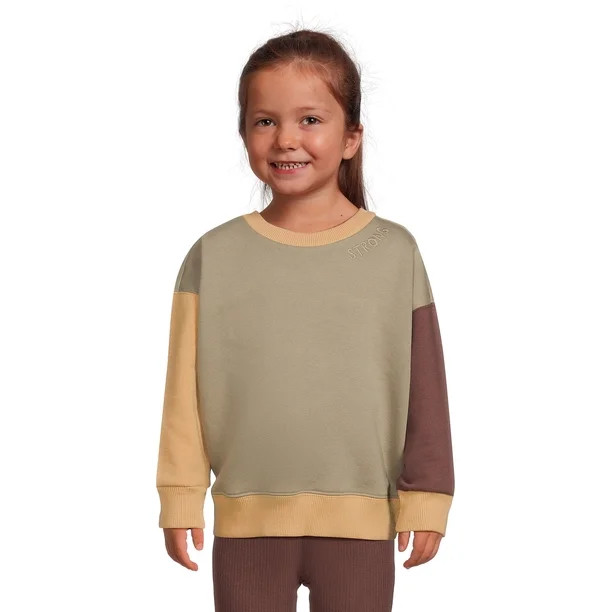 easy-peasy Toddler Girl Long Sleeve Fleece Sweatshirt, Sizes 12 Months-5T | Walmart (US)