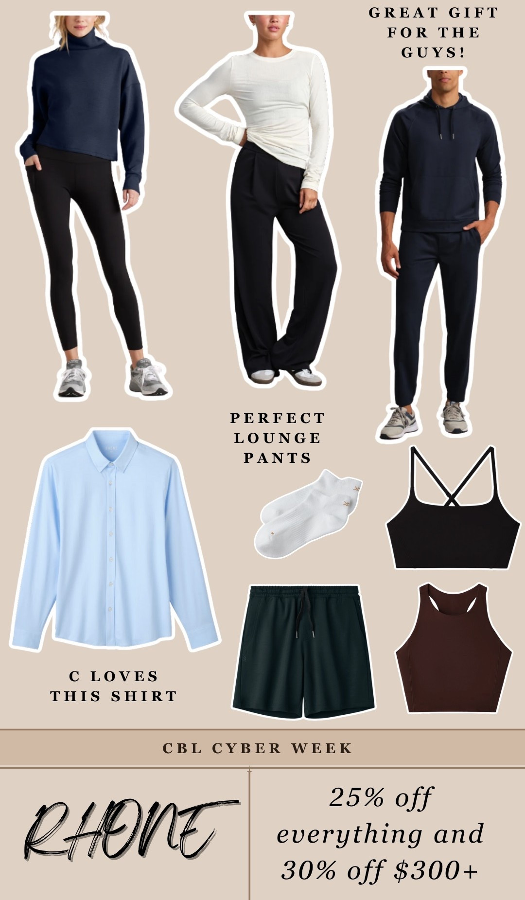His and her Rhone favorites on sale! The commuter shirt is a personal favorite (+ a CBL best seller) and you can’t go wrong with their cozy loungewear! Shop for yourself, or grab some gifts during this Black Friday sale! 

#LTKGiftGuide #LTKActive #LTKCyberWeek