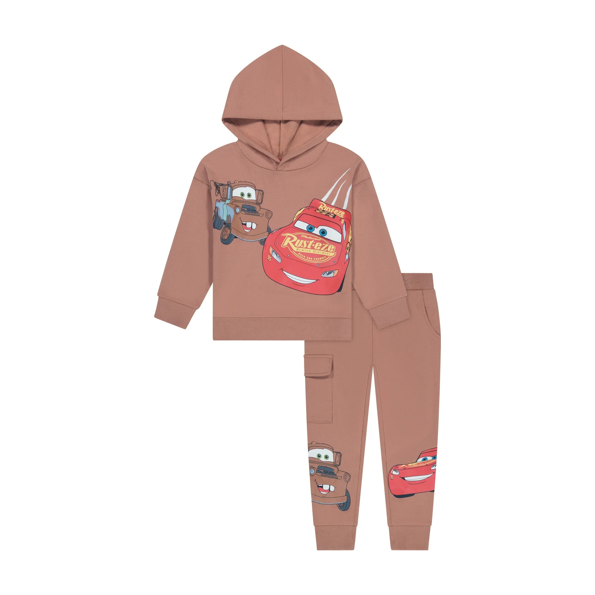 Cars Toddler Boy Hoodie and Joggers Set, Sizes 12M-5T | Walmart (US)