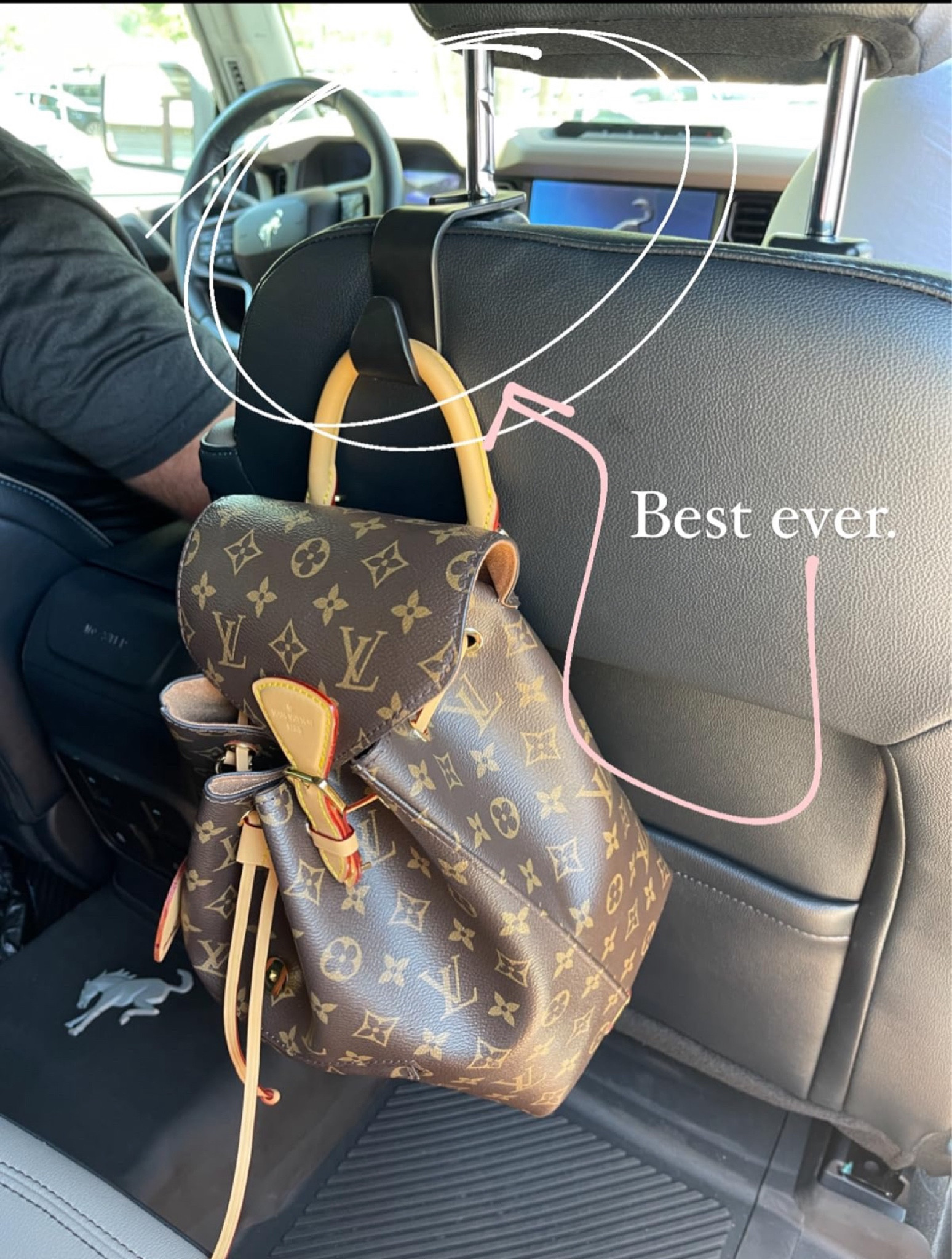 A lifesaver. This purse hook keeps your purse upright and organized in the car! 

#LTKItBag #LTKFamily #LTKStyleTip