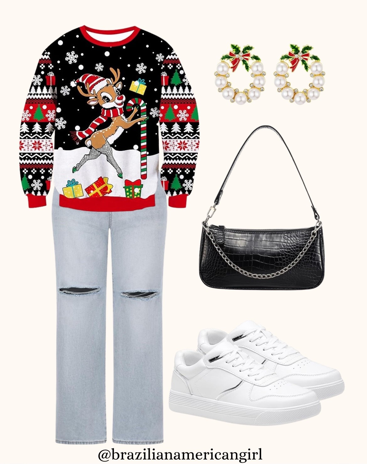 Amazon Christmas Sweater Look

#LTKHoliday #LTKStyleTip #LTKSeasonal