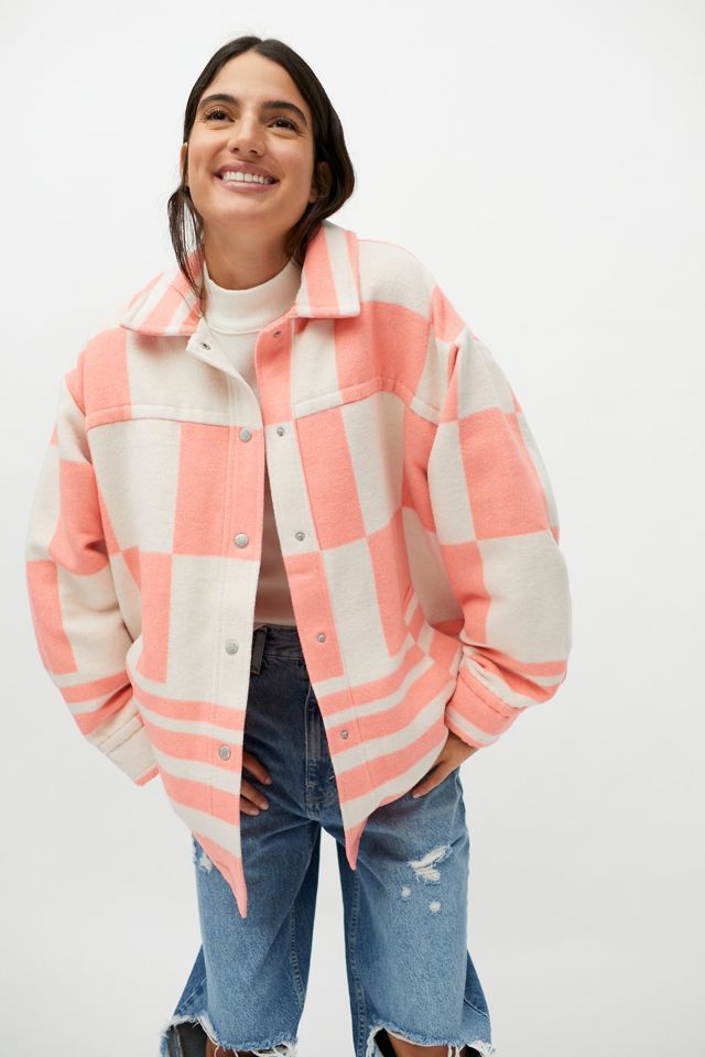 BDG Brushed Melton Shirt Jacket | Urban Outfitters (US and RoW)