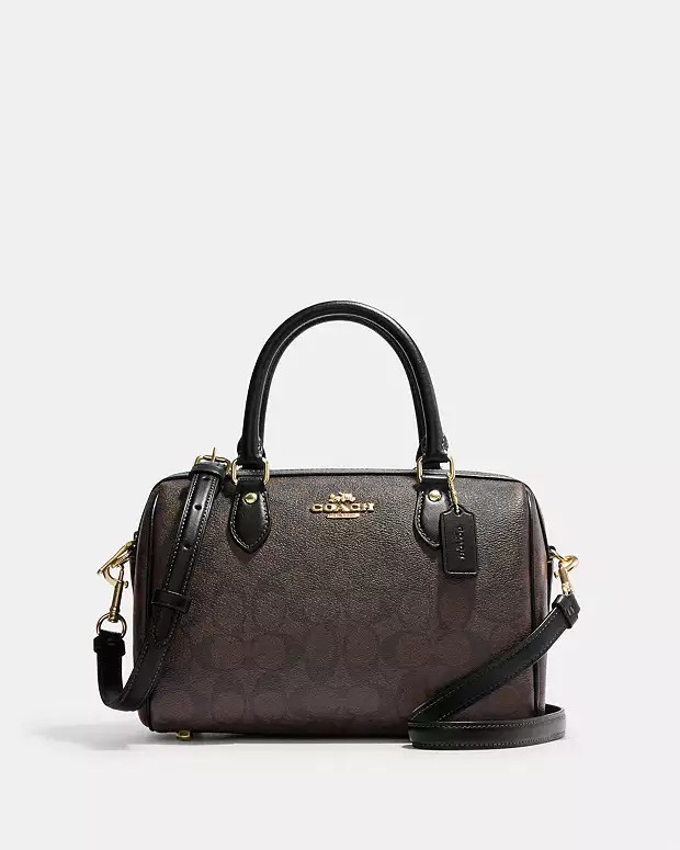 Rowan Satchel Bag In Signature Canvas | Coach Outlet US