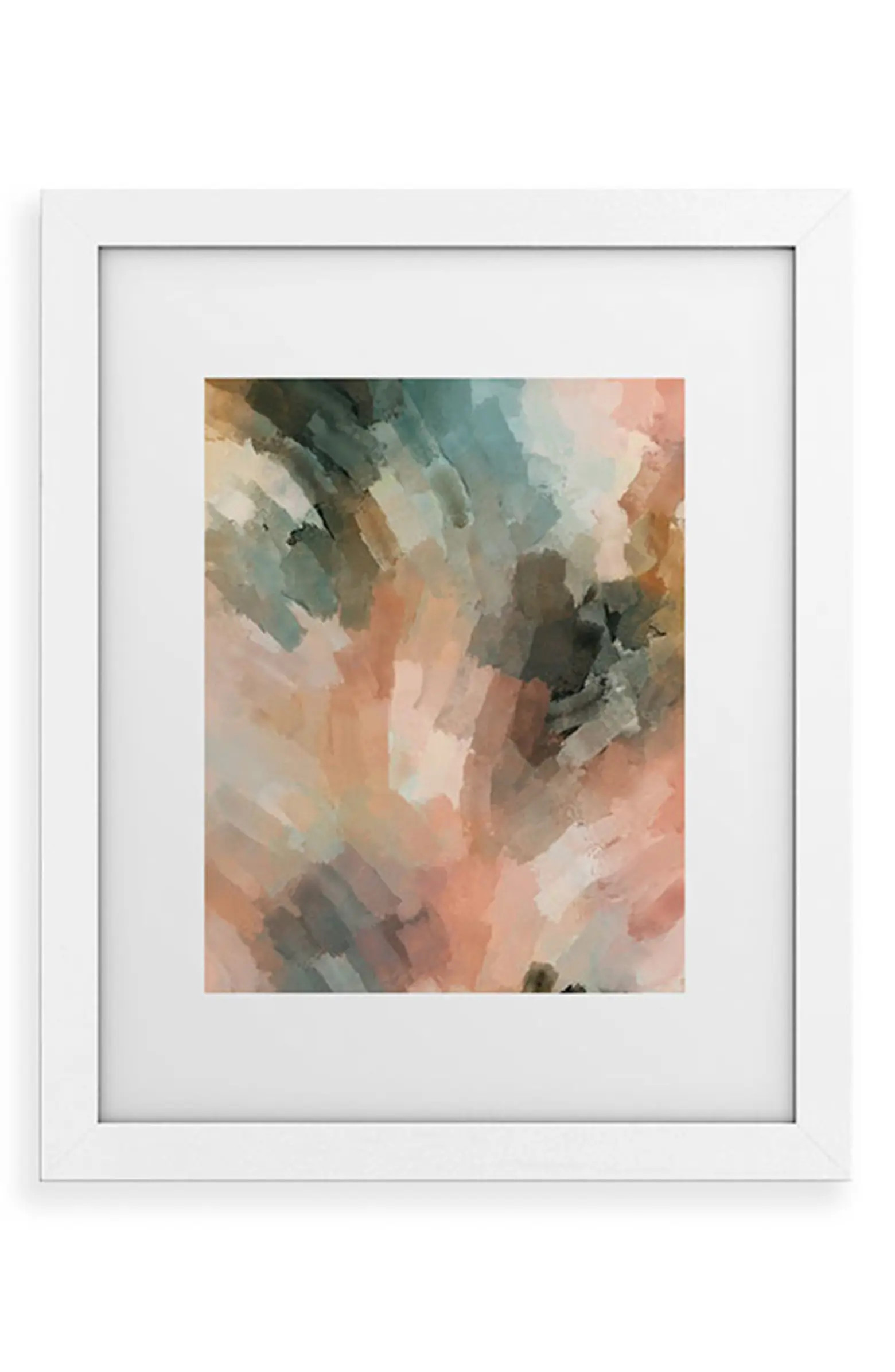 Wave Strokes Framed Wall Art | Nordstrom
