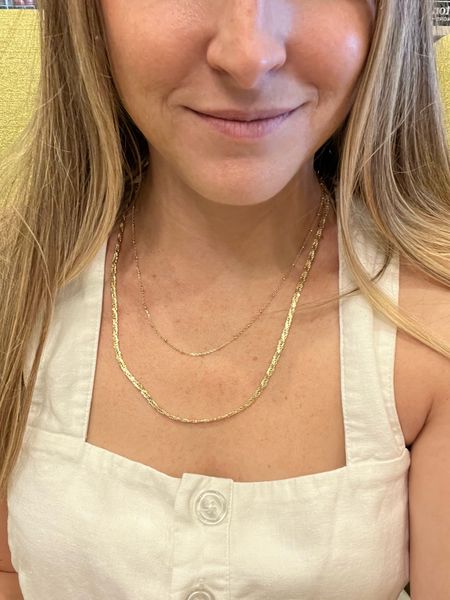 One of my favorite Kendra Scott necklace sets. Goes with everything, even super casual outfits! Comes with both necklaces in either both gold or one gold one silver. And it’s on sale! 

#LTKFind #LTKunder100