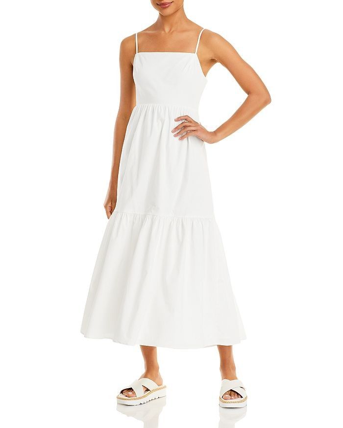Open Back Tiered Sundress, Casual Dresses, Flowy Dress, Casual Dress, Sun Dress, Cotton Dress | Bloomingdale's (US)