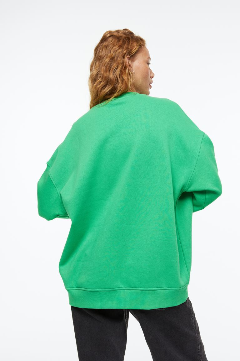 Oversized Sweatshirt with Motif | H&M (US + CA)