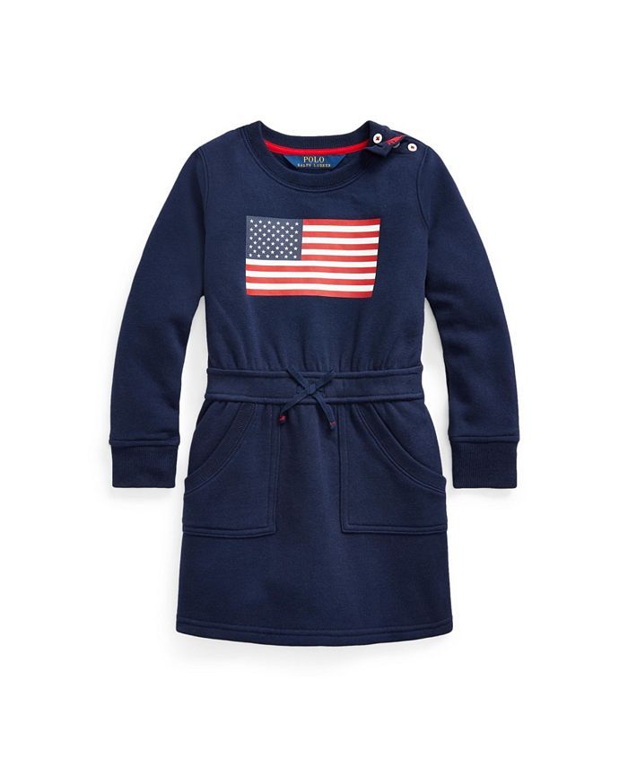 Toddler and Little Girls Flag Blend Fleece Dress | Macys (US)
