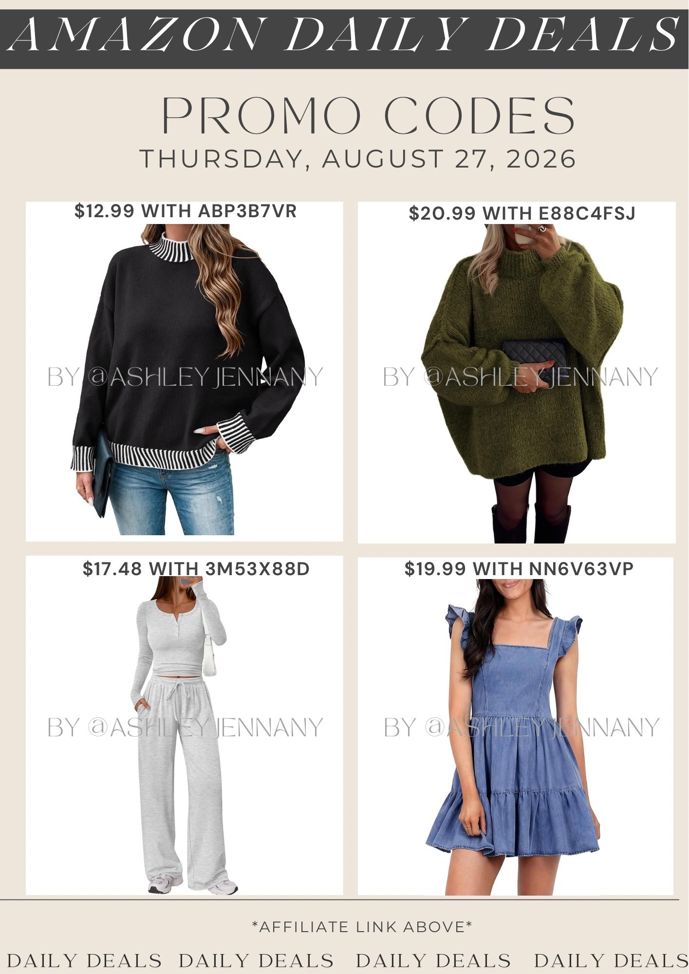 Amazon deals

#LTKMidsize #LTKSaleAlert #LTKSeasonal