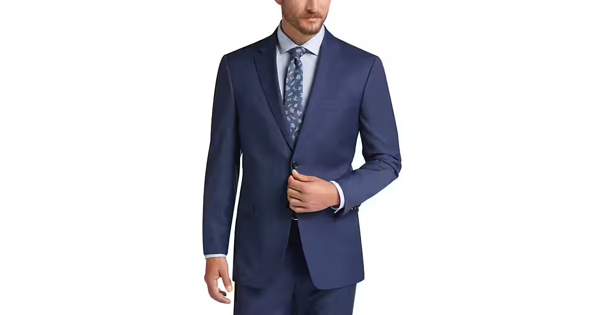 Tommy Hilfiger Blue Modern Fit Suit | The Men's Wearhouse
