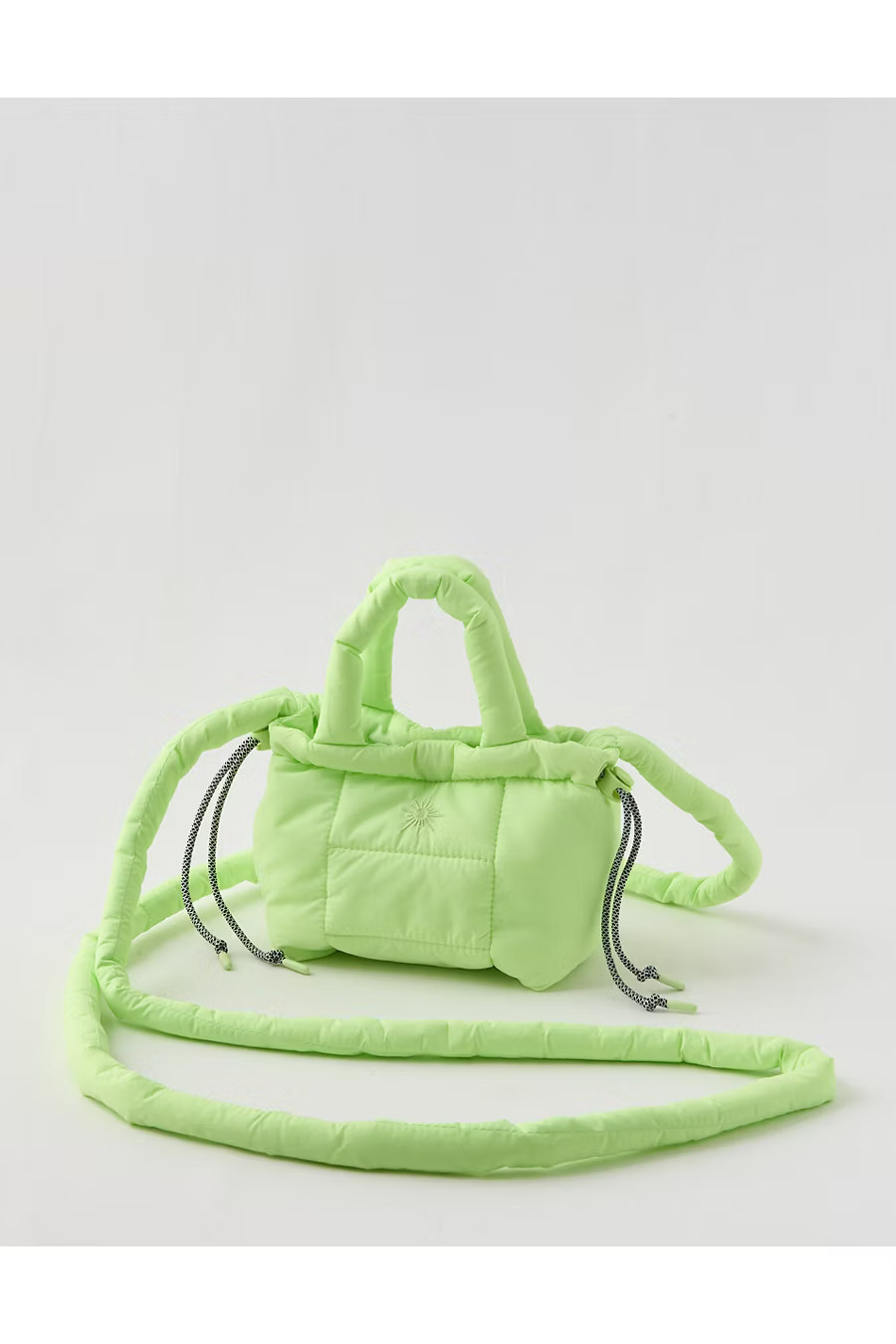OFFLINE By Aerie Puff Love Mini Cinch Crossbody Bag Women's Sharp Green One Size | Aerie