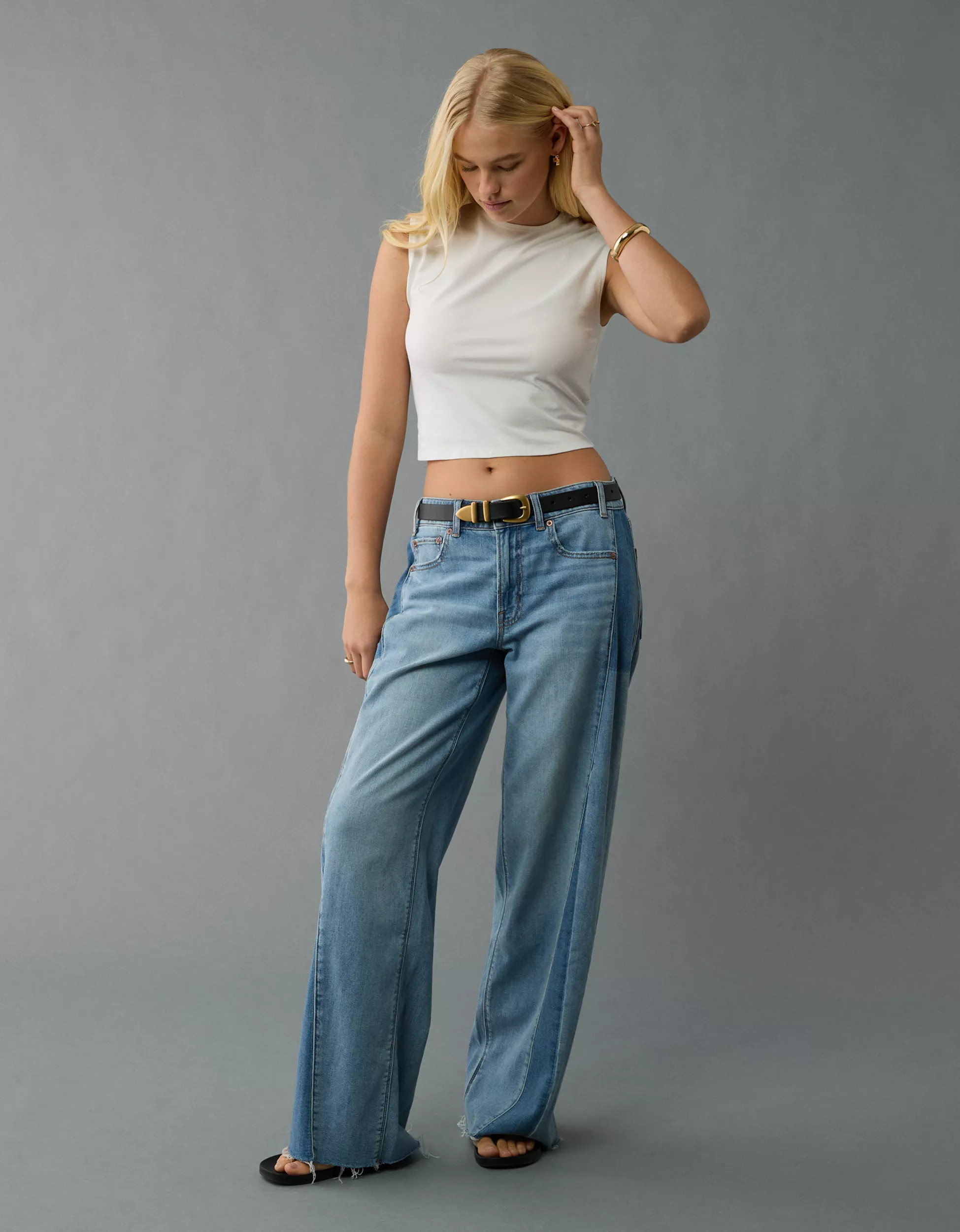 AE Open Tie Back T-Shirt | American Eagle Outfitters (US & CA)