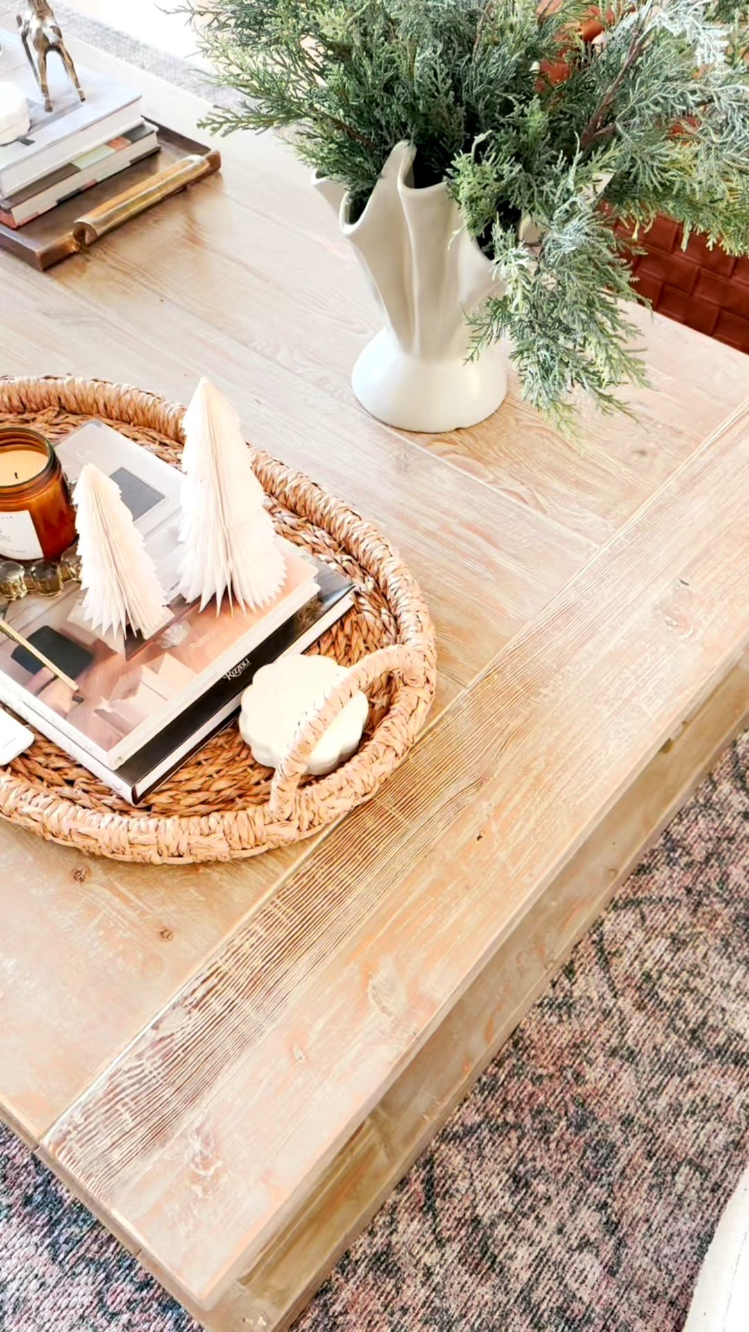 Cozy Christmas coffee table decor that instantly warms up your living room — simple, affordable pieces that add sparkle, texture, and holiday charm without clutter. I styled mine with a holiday candle, a decorative tray, mini trees, and touches of gold for that soft festive glow. Perfect for creating an inviting Christmas look that feels effortless and elevated for everyday living.

Christmas coffee table decor, holiday living room styling, cozy Christmas home decor, affordable Christmas decorations, neutral holiday decor ideas, Christmas tray styling, festive coffee table setup, simple Christmas decor inspiration, trending holiday decor 2025, living room Christmas accents, Christmas candles and mini trees, modern farmhouse holiday style, elegant Christmas decorating ideas.

#LTKHoliday #LTKFindsUnder50 #LTKHome