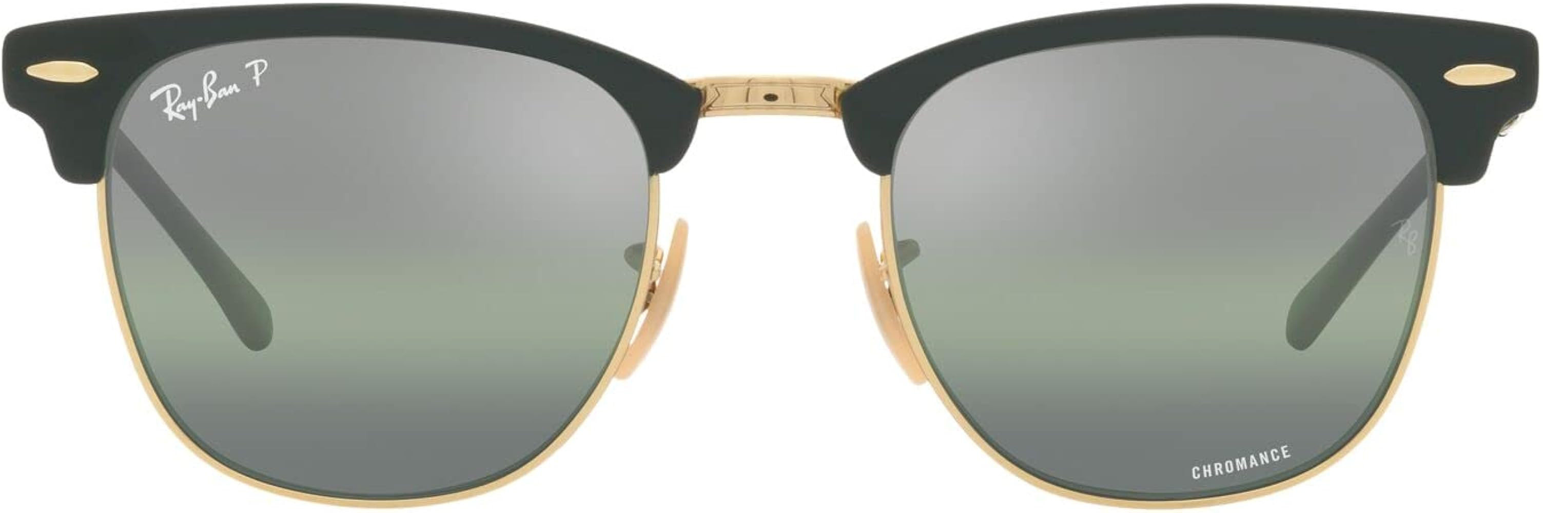 Ray-Ban RB3716 Clubmaster Metal Square Sunglasses | Amazon (US)