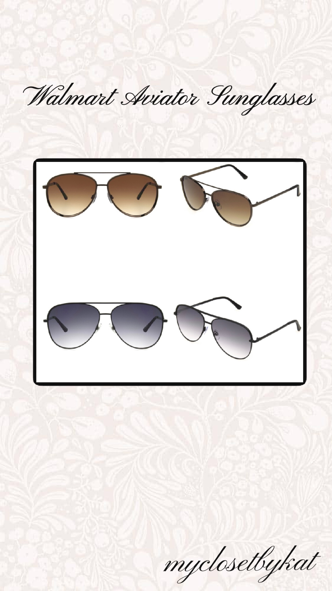 Walmart Find!  These great aviator sunglasses… they are such good quality.  


#LTKstyletip #LTKunder50 #LTKSeasonal