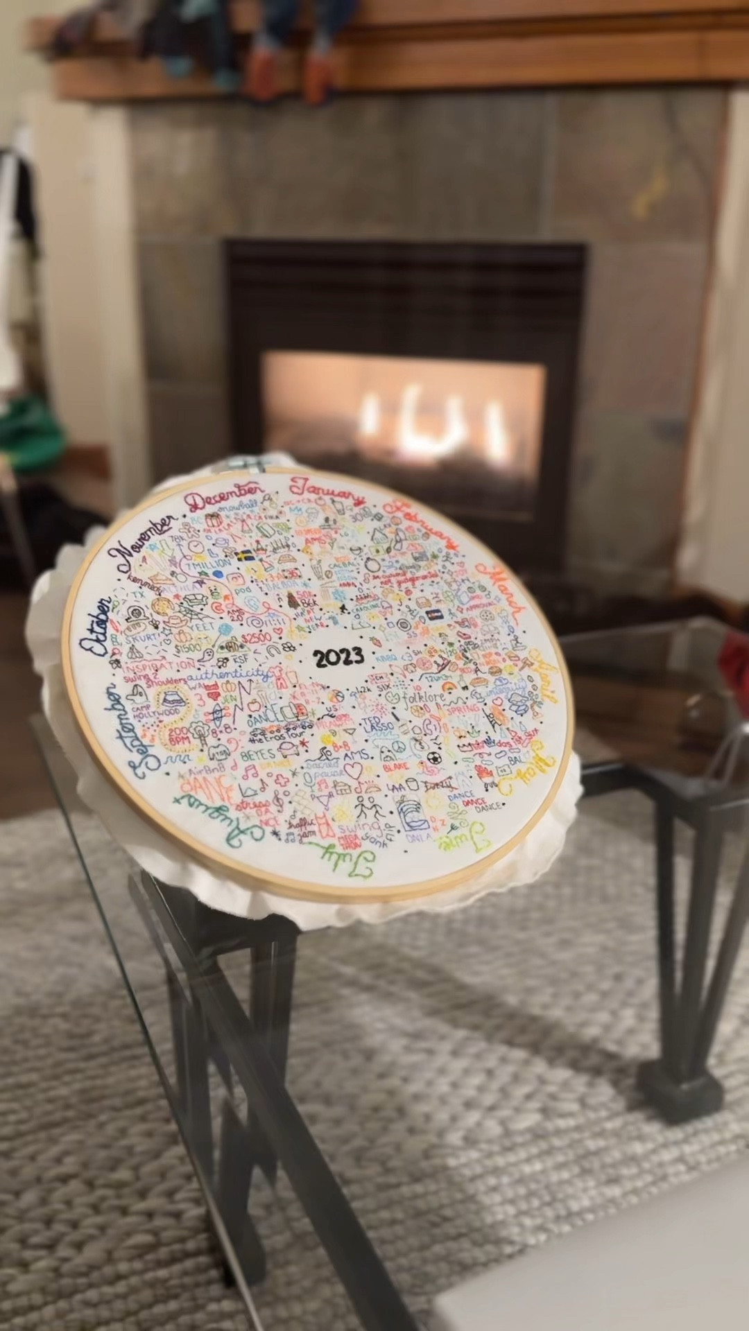 Finished my 2023 embroidery journal! Now on to 2024! This is an inexpensive project and it is NOT too late to get started. I started mine with less than $50 of materials and little embroidery experience. Don’t wait any longer to start!