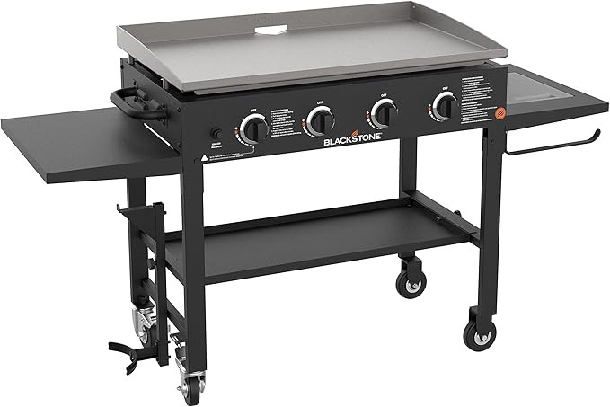 Blackstone 36" Cooking Station 4 Burner Propane Fuelled Restaurant Grade Professional 36 Inch Out... | Amazon (US)