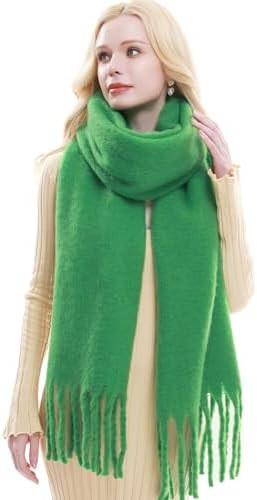 RIIQIICHY Chunky Scarf for Women Winter Warm Thick Scarves Oversized Blanket Scarf | Amazon (US)