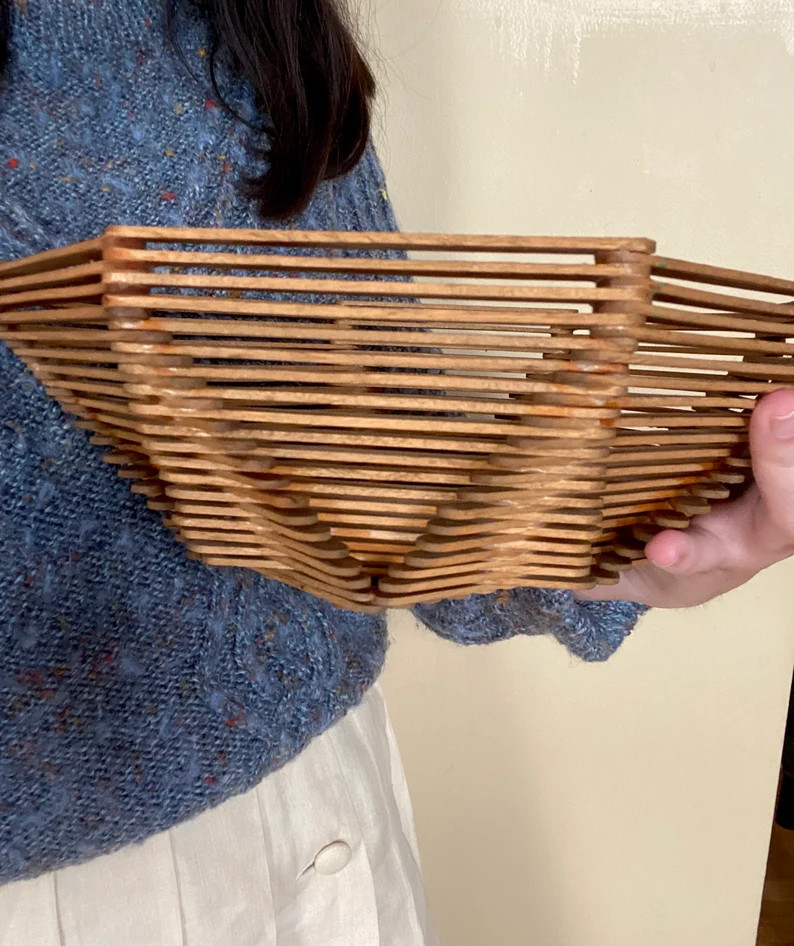 Vintage Popsicle Stick Bowl  | Etsy | Etsy (US)