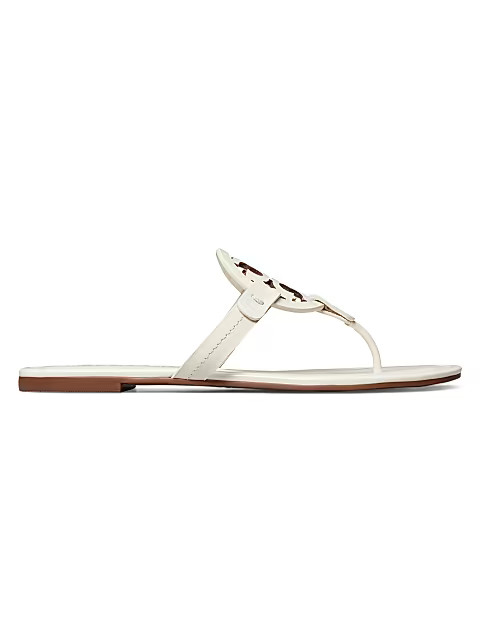 Miller Patent Leather Thong Sandals | Saks Fifth Avenue