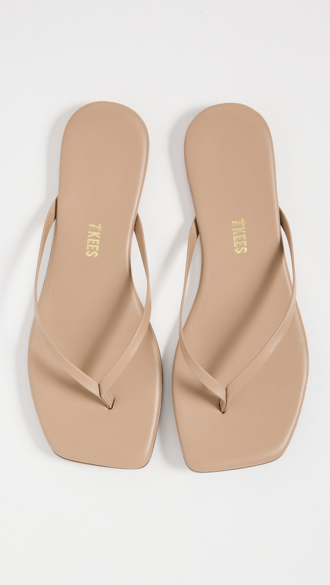 TKEES Square Toe Lily Flip Flops Cocobutter 8 | Shopbop
