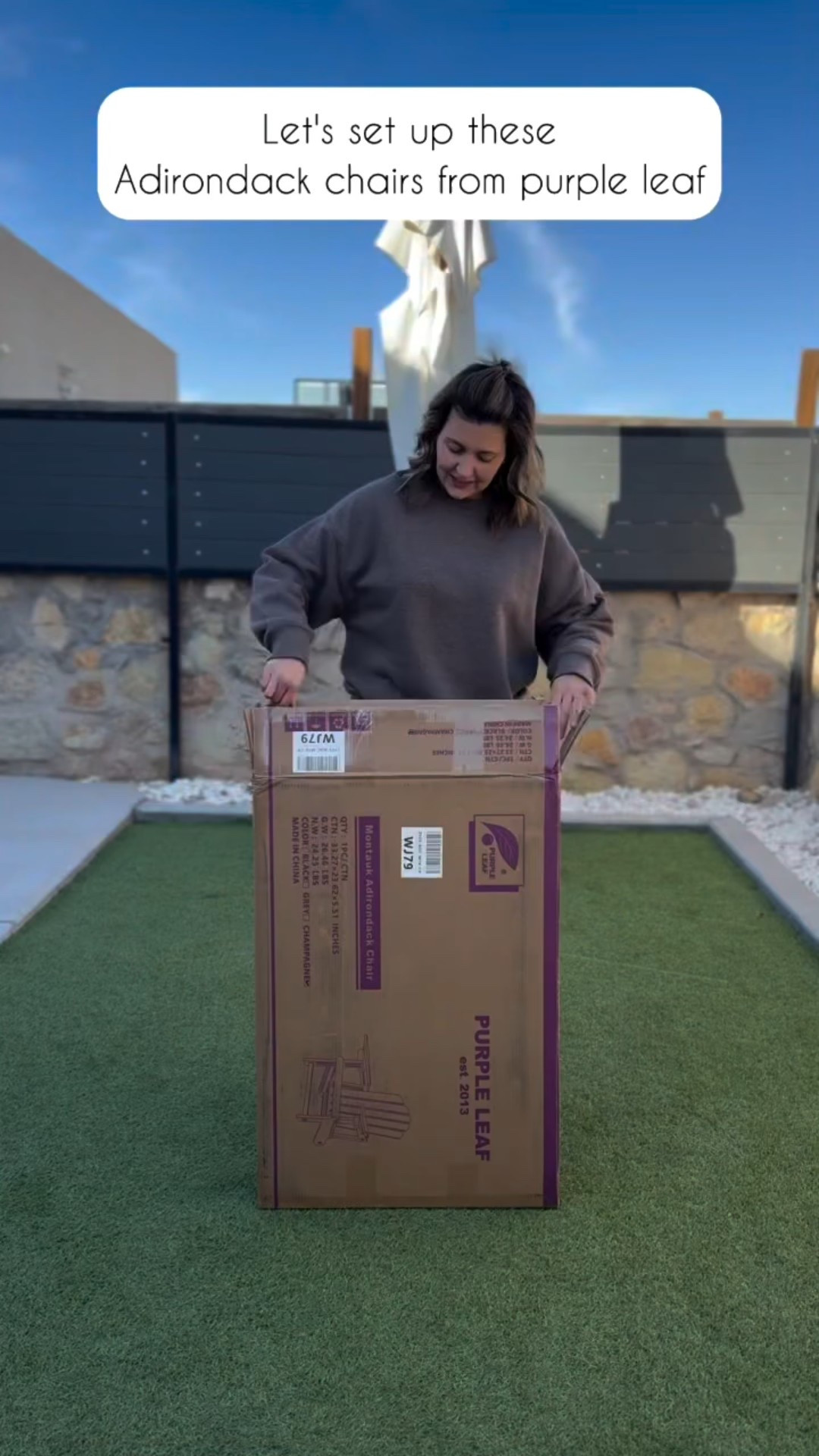 I’m sharing another great chair from @purpleleafgarden today! I love this style and that it took zero effort to put them together! The champagne color is beautiful and the wide seat is so comfortable! 

@purpleleafgarden has so many beautiful furniture pieces to create a relaxing outdoor space! I have these linked in stories and bio

Use code STEPHAN10OF for 10%off

#outdoorchairs #outdoorfurniture #adirondackchair #purpleleaf