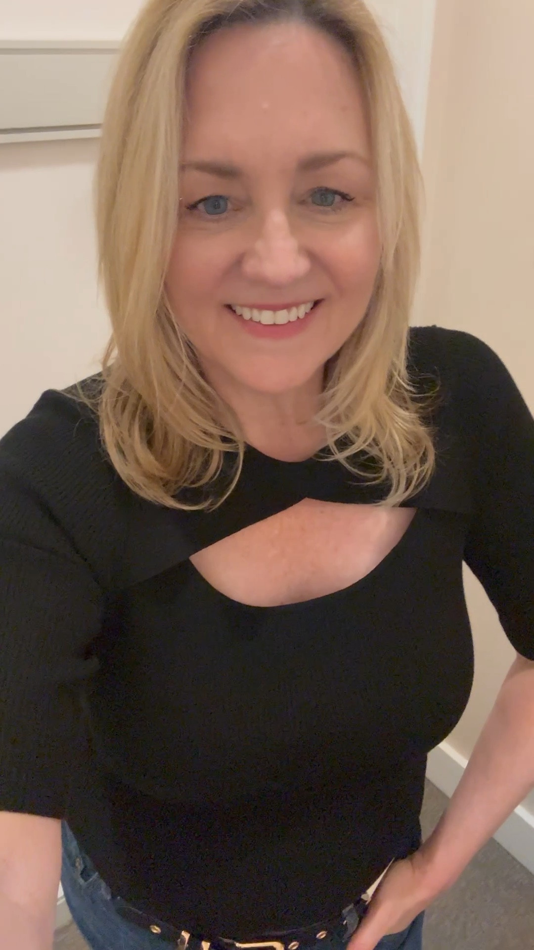 Showing just a little skin with this sweater top!  Also love this belt 

#LTKMidsize #LTKootd #LTKdayinmylife