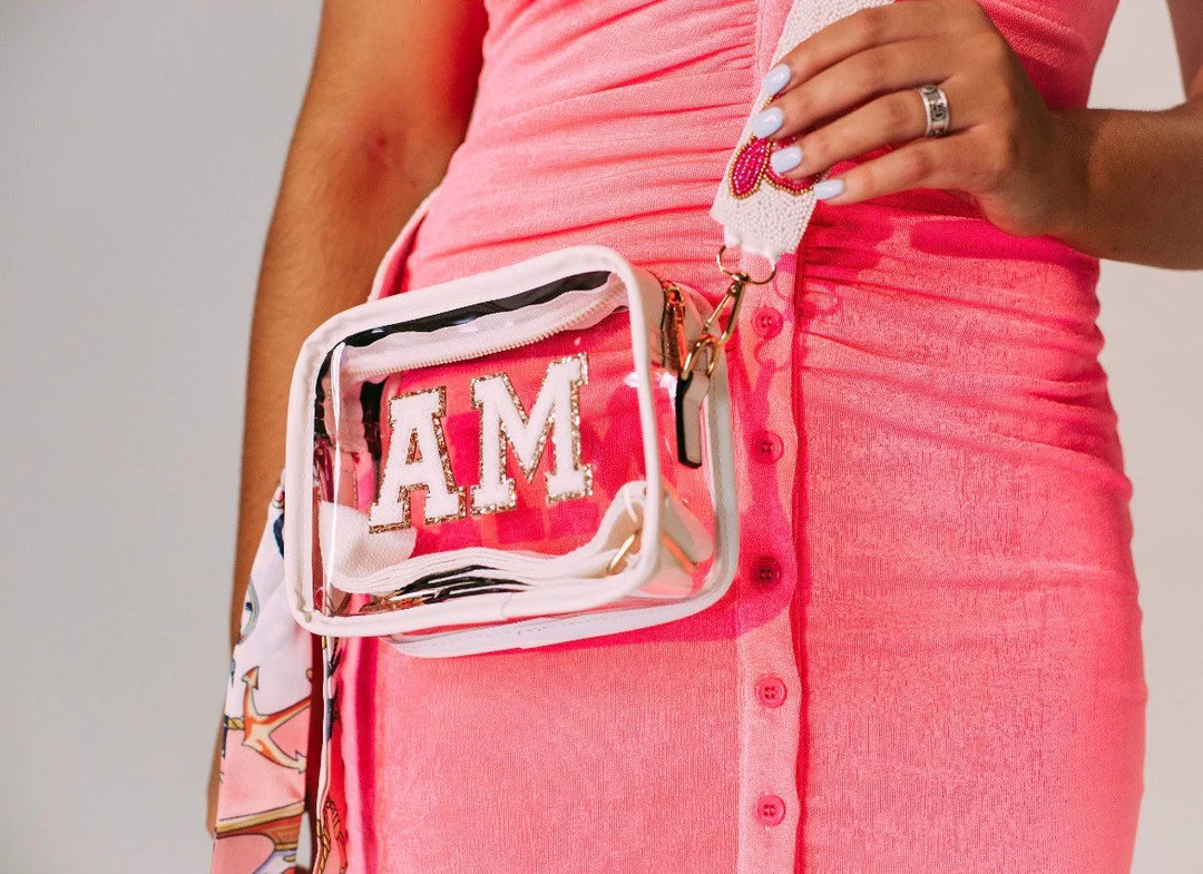 White Customizable Stadium + Concert Purse | Ships QUICK | High Quality | Etsy (US)