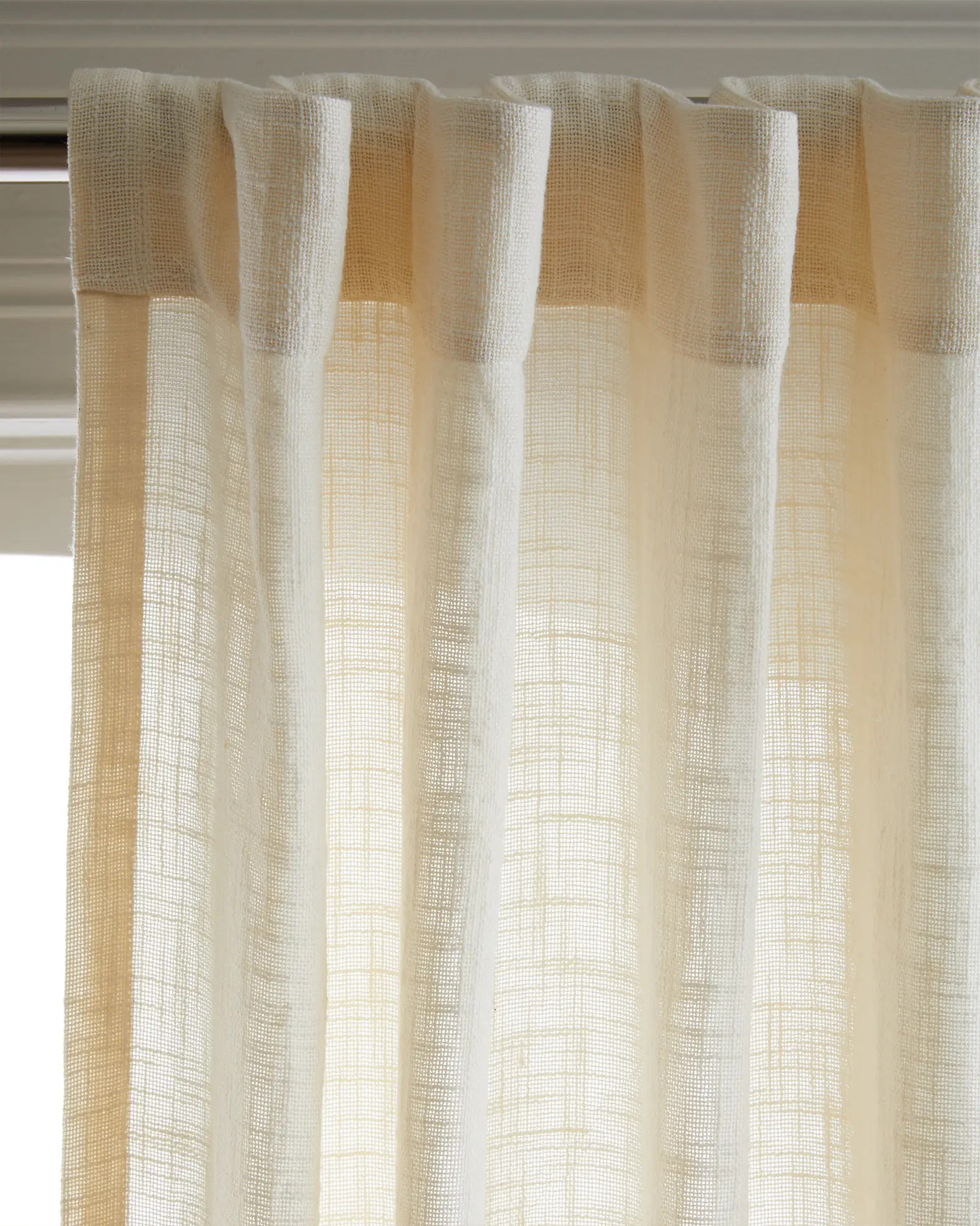 Cotton Sheer Curtain Set (Set of 2) | Quince
