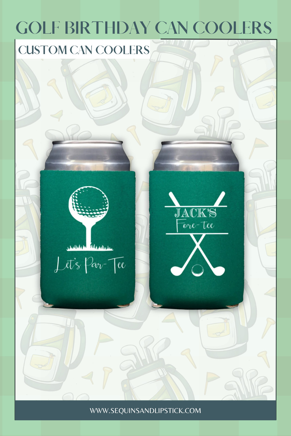 Level up your golf-themed party with custom can coolers made for birthdays, tournaments, and weekend celebrations. These personalized koozies add a fun, custom touch your guests will actually use. 

 #LTKSeasonal #LTKU #LTKMens