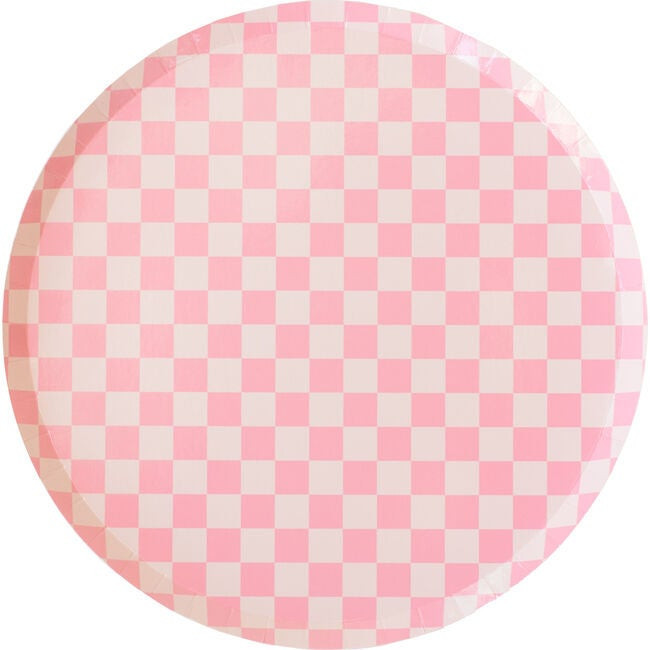Check It! Tickle Me Pink Dinner Plates | Maisonette