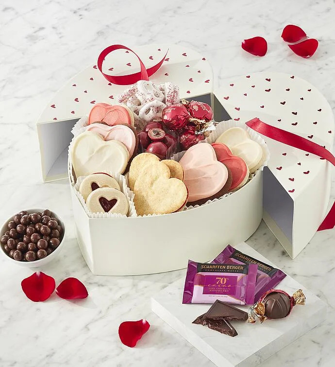 Heart-Shaped Gift Box of Treats | Harry & David