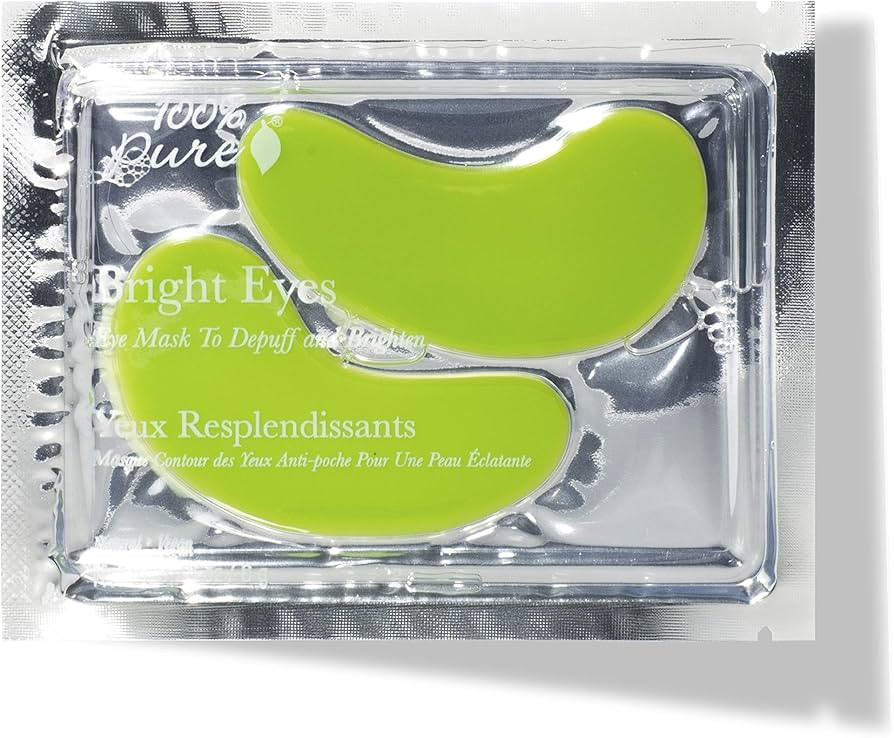 100% PURE Bright Eyes Masks Under Eye Skincare Wrinkle Smoothing Replenishment Diminish Dark Circ... | Amazon (US)