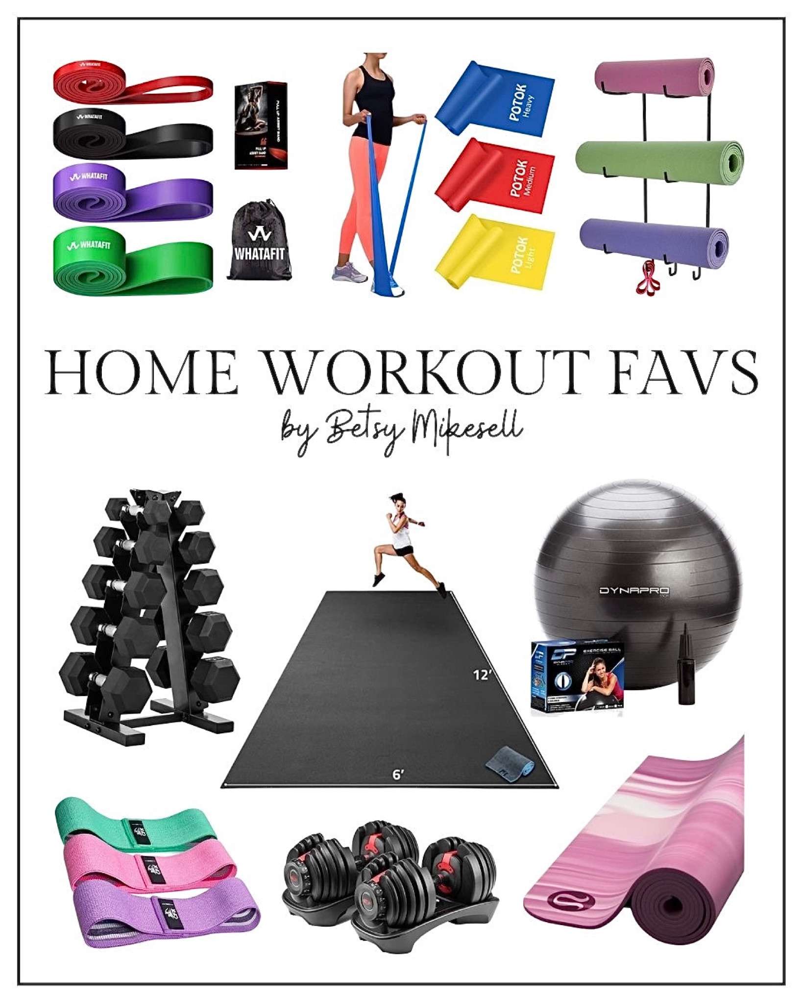 Our home gym favorites! Most of our workout gear was purchased from Amazon, with the exception of the Lululemon Big Mat which I freaking LOVE! 

#LTKhome #LTKfit #LTKGiftGuide