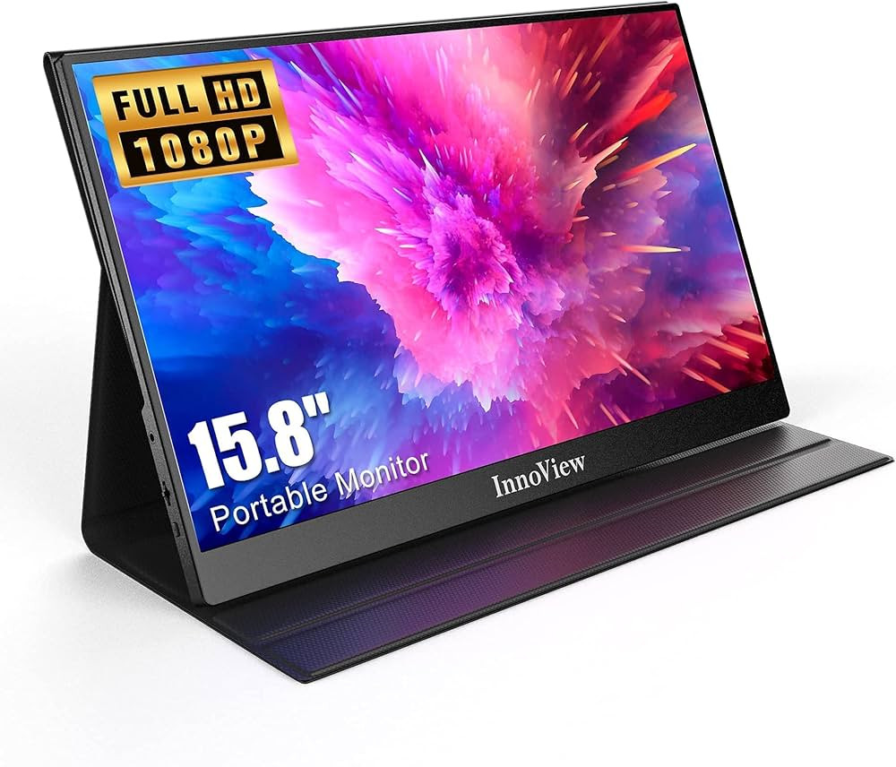 InnoView Portable Monitor, 15.6 Inch FHD 1080P HDMI USB C Second External Monitor for Laptop, Des... | Amazon (US)