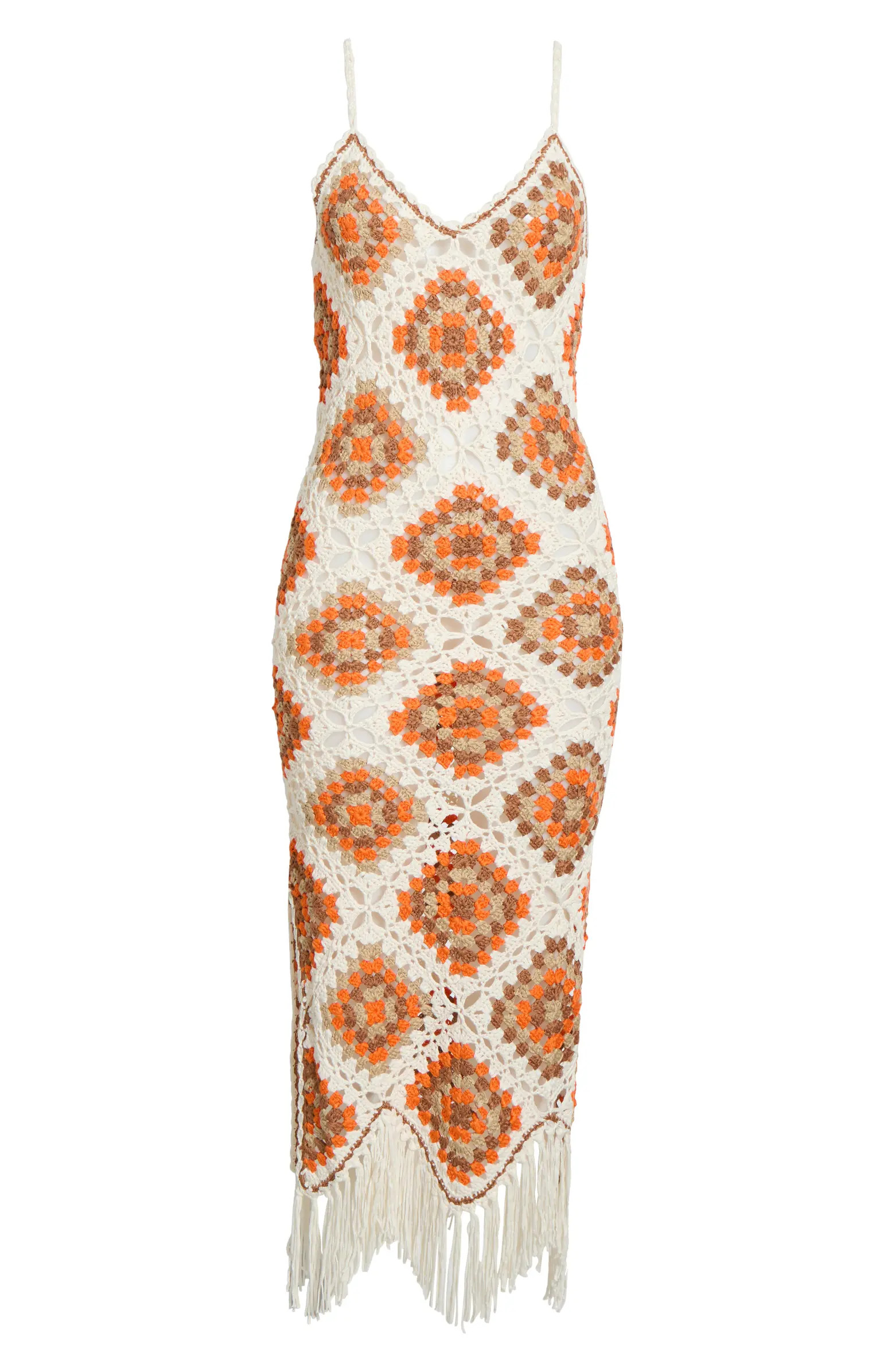 Crochet Maxi Cover-Up Dress | Nordstrom